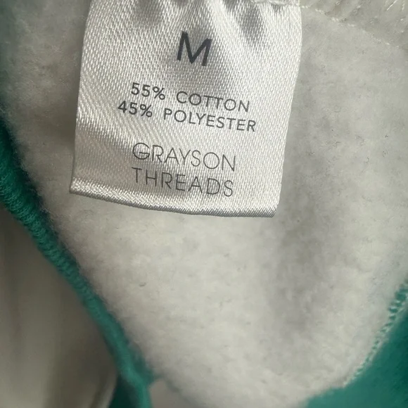 Grayson Threads Sweatshirt Crewneck Pickleball Club of Malibu Green White Preppy - Picture 5 of 7